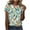 Multicolor#women july 4th shirts, variant on LMKIHUSA Women's Blouses for Summer Short Sleeve Crew Neck Shirts Floral Print Loose Fit Tunic Tees Casual Trendy 2025 Tops Multicolor,XL