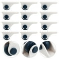 thumbnail image 2 of MasteelfCA 12 Pcs Boîte de Rangement Pratique Poulie Roues Autocollantes Poulie Roulettes pour Poubelle, 2 of 7