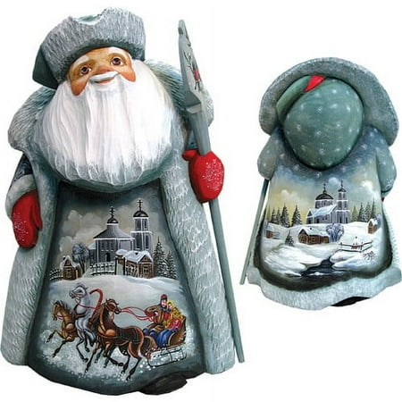 G Debrekht Masterpiece Signature Old World Holiday Expedition Santa Figurine