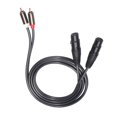 thumbnail image 4 of 2 2 XLR Cable de sonido Cable de sonido licencia de oro Carcasa de aleación de zinc Hugo Línea de interconexión de micrófono, 4 of 7