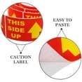 thumbnail image 4 of OULII Caution Sticker Red Shipping Label for Packages Adhesive for Moving and Packing, 4 of 8
