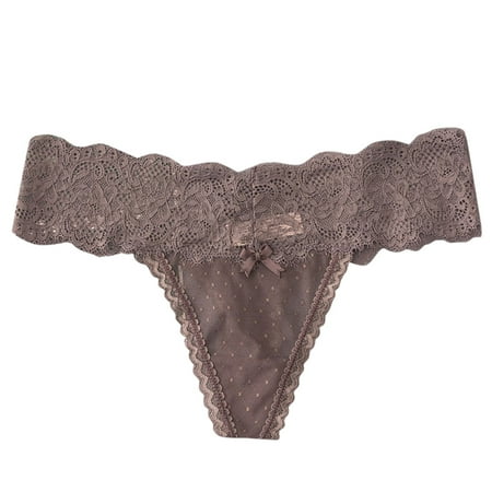 Boy Shorts Panties Panties for Women French Cut Women s Sexy Lace Transparent Thong Low Waist Sexy Underwear Thong Underwear