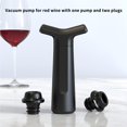 thumbnail image 4 of Injueey Tapón de vino de plástico ABS Bomba de vacío de vino tinto Conservador de vino Bomba de succión al vacío de vino tinto Tapón de vino Tapón Barra de herramientas Injueey HA013701-00, 4 of 6