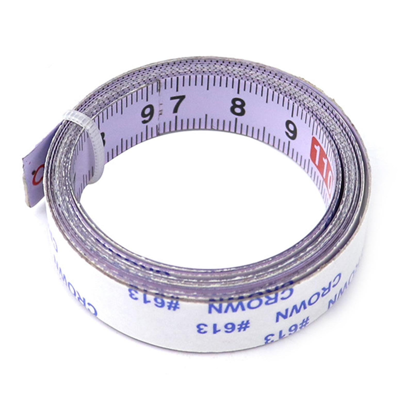 Metal Metric Scale Ruler 1/2/3 M For Woodworking W/ Self-adhesive Tape Tool Sale 