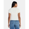 thumbnail image 4 of Women’s Pickle Jar Graphic Tee with Short Sleeves, Sizes XXS-XXL, 4 of 5