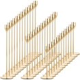 thumbnail image 1 of Juego de 36 portavelas dorados para velas cónicas, candelabros decorativos de metal dorado para bodas, cenas, fiestas, decoración del hogar, se adapta a velas de 3/4 pulgadas de grosor y velas LED, 1 of 9