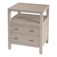 thumbnail image 1 of Butler Specialty Company Celine 2 Drawer Wood Nightstand - Taupe, 1 of 5