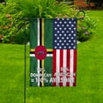 thumbnail image 2 of Flag American Half Dominican Flag Dominican American Friendship Dominica U.S.A Patriotic Proud Garden Flag, Double-Sided Decorative Outdoor Flag, Patriotic Polyester Yard Flag 12 x 18 in, 2 of 5