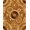 Brown Tan Cream, Pattern 15, variant on Design&I 8'x10' Washable Area Rug Snag-Free Record Vintage Vinyl Turntable Spinning Disc Cream Tone Music for Dining Room, Large Office, Lounge