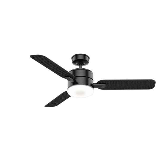 Casablanca Paume 54 Led 3 Blade Indoor Outdoor Dc Motor Ceiling Fan Black Com Casablanca Paume 54 Led 3, Casablanca Outdoor Ceiling Fans With Remote Control