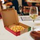 thumbnail image 5 of 20 cajas de pizza de cartón corrugado de 18 cm, vacías, para llevar, guardar regalos de fiesta, pizza, pasteles, galletas, embalaje reutilizable., 5 of 5