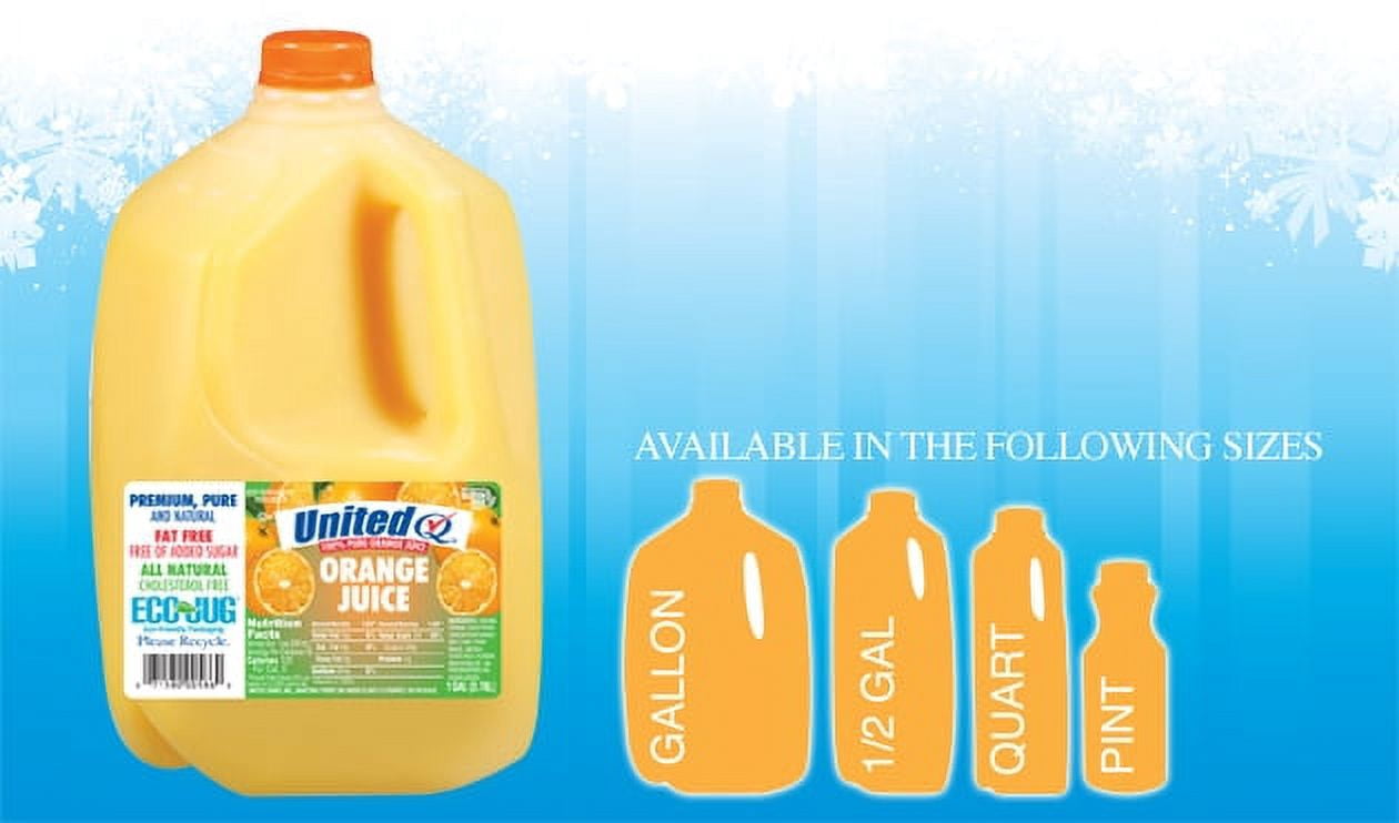 United Dairy Orange flavored Drink Gallon