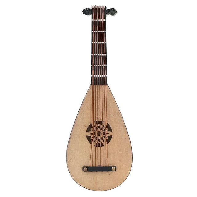 Ornements de Modèle de Luth, Délicate Guitare Chinoise Modèle Fade Preuve pour la Maison