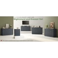 thumbnail image 6 of ASTUVIA 63" W Fluted 9 Drawer Dresser for Adult,Wooden Bedroom Dresser,Dresser TV Stand up to 70" for Living Room,Blue, 6 of 9