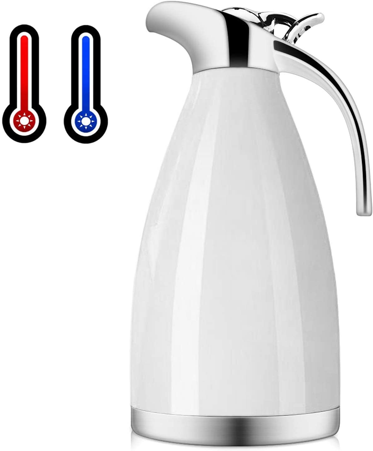 HYTX 68 Oz/ 2 Liter Stainless Steel Thermal Coffee Carafe/Double Walled