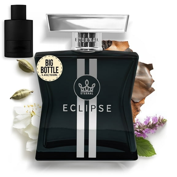 Eternal Eclipse - Inspired by Iconic Leather Perfume - 3.4 oz (100ml) - EDP - Long-lasting - Vegan - Clean Ingredients - Unisex Perfume for Men and Women - 2000 sprays