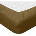 thumbnail image 3 of MyGiza Sheets 5 Piece Split Queen Sheets for Adjustable Bed - 400 Thread Count 100% Giza Cotton Split Queen Sheet Sets for Split Queen Mattress - Taupe, 3 of 8