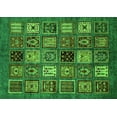thumbnail image 1 of Ahgly Company Indoor Rectangle Oriental Green Modern Area Rugs, 8' x 12', 1 of 4