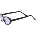 thumbnail image 3 of True Vintage Cat Eye Color Tinted Lens Oval Sunglasses 51mm (Black / Purple), 3 of 4