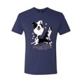 thumbnail image 2 of If It's Not a Border Collie It's Just a Dog Gift | Mens Dog Lover Premium Tri Blend T-Shirt, Vintage Navy, Medium, 2 of 3