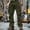 #Army Green, variant on DPTALR George Men's Cargo Pants，Soft Cotton with Deep Pockets and Belt，for Work and Travel,Orange,Big and Tall Men M