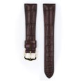 thumbnail image 2 of Hirsch London Alligator Leather Watch Strap - Brown - L - 18mm - Gold Buckle, 2 of 9