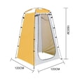 thumbnail image 4 of Carpa de baño al aire libre Inodoro móvil de privacidad plegable Protección UV (gris amarillo) Ehuebsd  Para Estrenar, 4 of 9