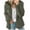 Army Green, variant on IROINNID Women's Short Shearing Jacket Solid Color Long Sleeve Warm Coat Winter Zipper Outerwear, Gray