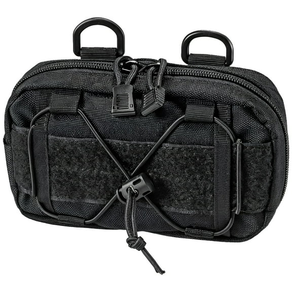 Glove Pouch for Duty Belt, Black Oxford Fabric Duty Belt Glove Holder, Duty Bag Law Enforcement, Compact, Easy Access