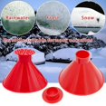 thumbnail image 2 of Rascador de hielo mágico, raspador de hielo mágico para coche con cono de embudo para raspadores de hielo para parabrisas, raspador de nieve redondo para coche Sincero Electrónica, 2 of 4
