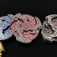 thumbnail image 3 of Shadow Roulette Dice Spinner for DND Dice Set, 7-in-1 Dragon Metallic D&D Dice with Gift Case for Dungeons and Dragon Game, RPG Role Playing Table Game Gifts (Red-Silver), 3 of 5