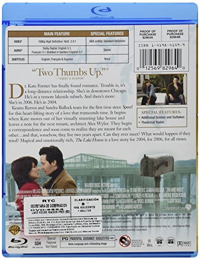 The Lake House (Blu-ray), Warner Home Video, Drama - image 2 of 3