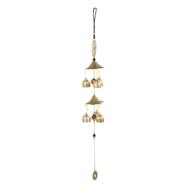 Feng Shui Wind Chimes, Bronze Wind Chimes Exquisite Workmanship Pleasant Tranquil Sound Happiness For Lifting