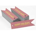 thumbnail image 2 of Inkdotpot Real Gold Foil Happy Holiday Tags Favor Hang Paper Tags 50 Pieces, 2 of 6