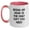 White/Pink, variant on Being My Mum Is The Only Gift You Need, Funny Mum Gifts for Christmas, Two Tone Coffee Mug
