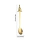 thumbnail image 3 of Seyotauo Christmas Tree Stainless Steel Spoon Green / Gold / Silver Reusable Cutlery, Coffee / Fruit / Dessert Spoon, Christmas Decorations for Holiday Dinners, Parties, Home & Outdoor Use, 3 of 6