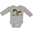 thumbnail image 3 of Inktastic Mushroom Hunting for Morel Mushroom Boys or Girls Long Sleeve Baby Bodysuit, 3 of 5