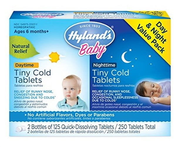 HYLANDS HOMEOPATHIC, BABY TINY COLD TAB,DY&NGT 2/125TAB