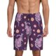 thumbnail image 1 of Balery Snake And Flower Pantalones cortos de pijama de punto de algodón para hombre con cinturilla y bolsillos-3X-Large, 1 of 6