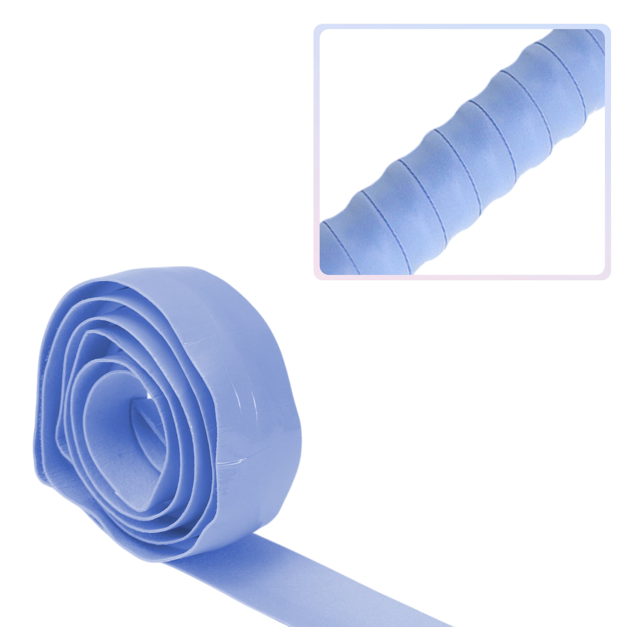 Unique Bargains 2 Pcs Tennis Racket Grip Tape Sky Blue