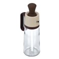 thumbnail image 5 of Vinagrera de aceite Dispensador de vinagre antifugas de 550 ml Capacidad Dispensador de aceite brillante visible con escala para barbacoa al aire libre Marrón, 5 of 5