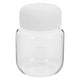 thumbnail image 2 of Botella de agua de vidrio transparente, pequeña, para jugo, leche o café., 2 of 7
