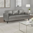 thumbnail image 6 of Pemberly Row 77 Inch Sofa with Modern Track Arms in Gray Faux Leather, 6 of 6