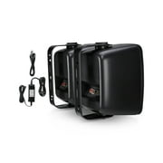 SOUND PRO SPS-1000-BK Dual Bluetooth Indoor & Outdoor Loudspeaker Pair, Black