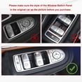 thumbnail image 2 of Xotic Tech Silver Car Window Control Power Push Button Cap Replacement,Window Glass Lift Master Switch Repair Cover,Compatible with Mercedes Benz C E S GLC Class W205 W213 W222 W253 X253(Rear Left), 2 of 9