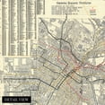 thumbnail image 2 of 1906 Los Angeles City Map - Vintage Map of Los Angeles California -  Los Angeles Old Map  - History Map of Los Angeles Showing Railway Systems Wall Art Poster, 2 of 8