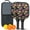 Pioneer Flower Floral, variant on Pickleball Paddles Set,Pioneer Flower Floral Print Pattern Fiberglass Surface Pickleball Racket Set with 2 Indoor Outdoor Pickleball Balls and Pickleball Bag,Pickle-ball Equipment