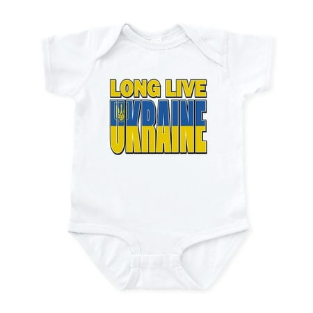 

CafePress - Long Live Ukraine - Baby Light Bodysuit Size Newborn - 24 Months