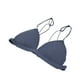 thumbnail image 4 of Sujetador LYUMO con cuello en V copas triangulares Bralette acolchado sin costuras para mujeres, 4 of 8