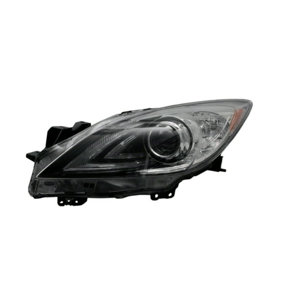 KAI New OEM Replacement Driver Side Headlight Lens And Housing, Fits 2010-2013 Mazda 3